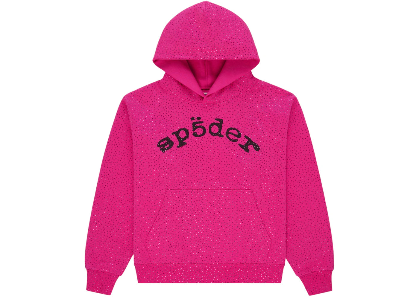 Sp5der VVS Hoodie Pink - vue secondaire A