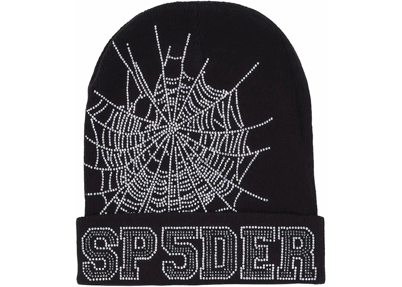 Sp5der Web Beanie Black - vue 360