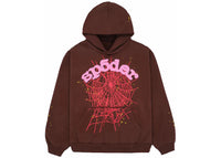 Sp5der Web Hoodie Braun