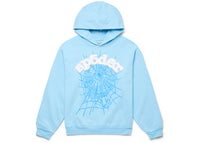 Sp5der Web Hoodie Himmelblau