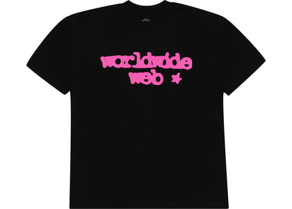 Sp5der Web T-Shirt Schwarz/Pink