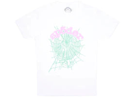 Sp5der Women's OG Web Baby Tee White