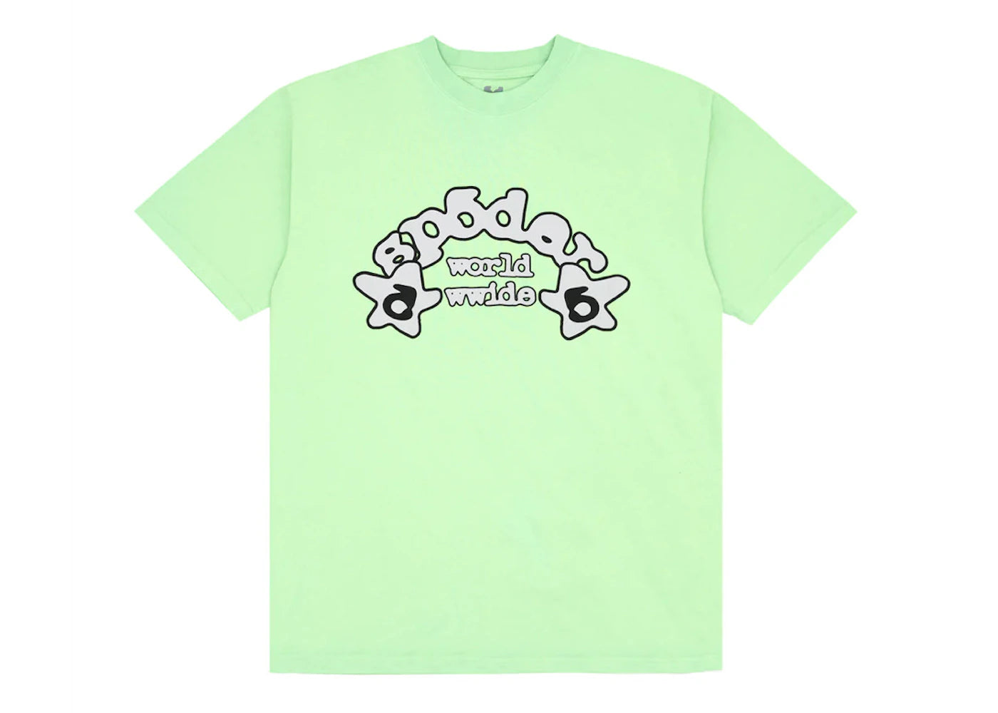 Sp5der Worldwide Tee Slime Green - vue 360