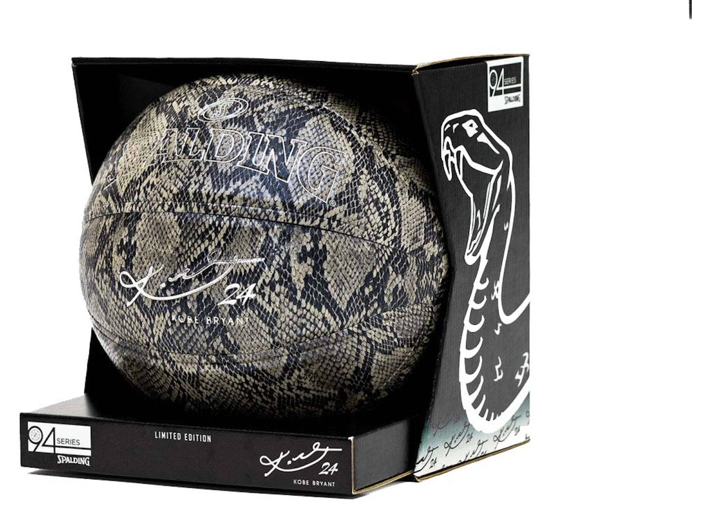 Spalding x Kobe Bryant 94 Silver Series Snakeskin Basketball - vue secondaire B