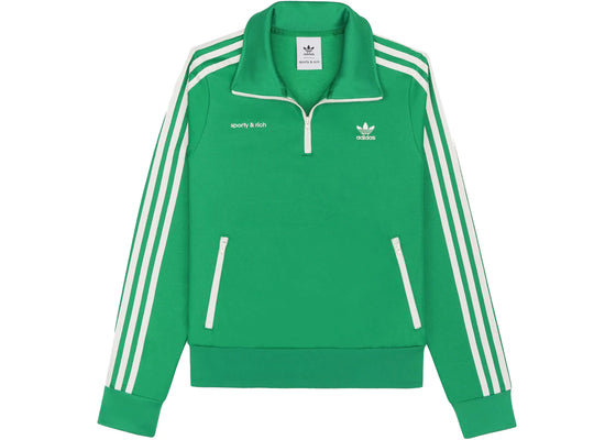 Sporty & Rich x adidas Quarter Zip Track Jacket Jolly Green/Cream sneakers - authentic Sporty & Rich shoes