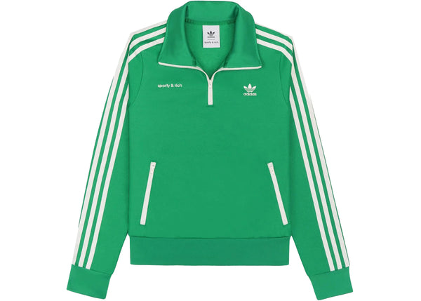 Sporty & Rich x adidas Quarter Zip Track Jacket Jolly Green/Cream sneakers - authentic Sporty & Rich shoes