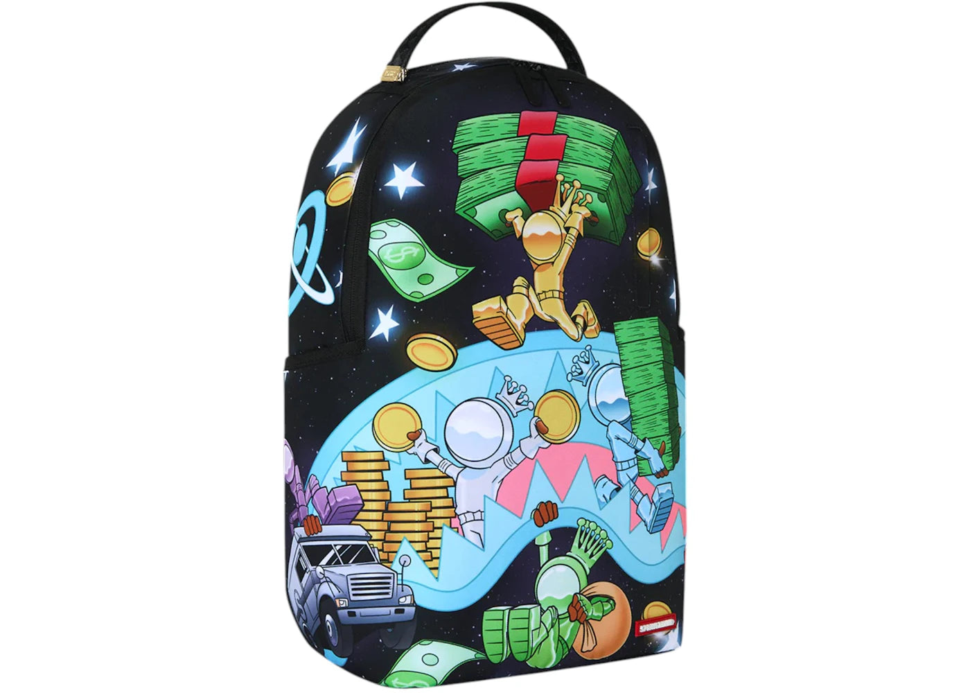 Sprayground Astro Crew Space Stacks Backpack Multicolor - vue secondaire B