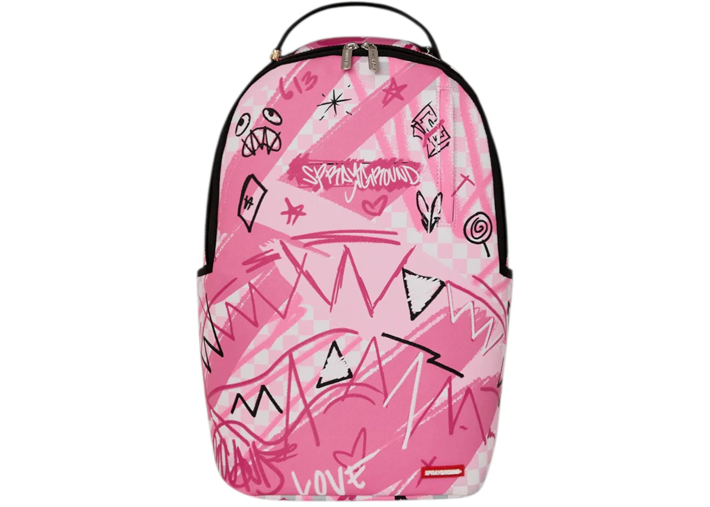 Sprayground Broken Hearts Club Backpack Multicolor - vue secondaire A