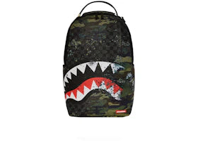 Sprayground Camo Splash DLXSV Backpack Black/Camo - vue 360