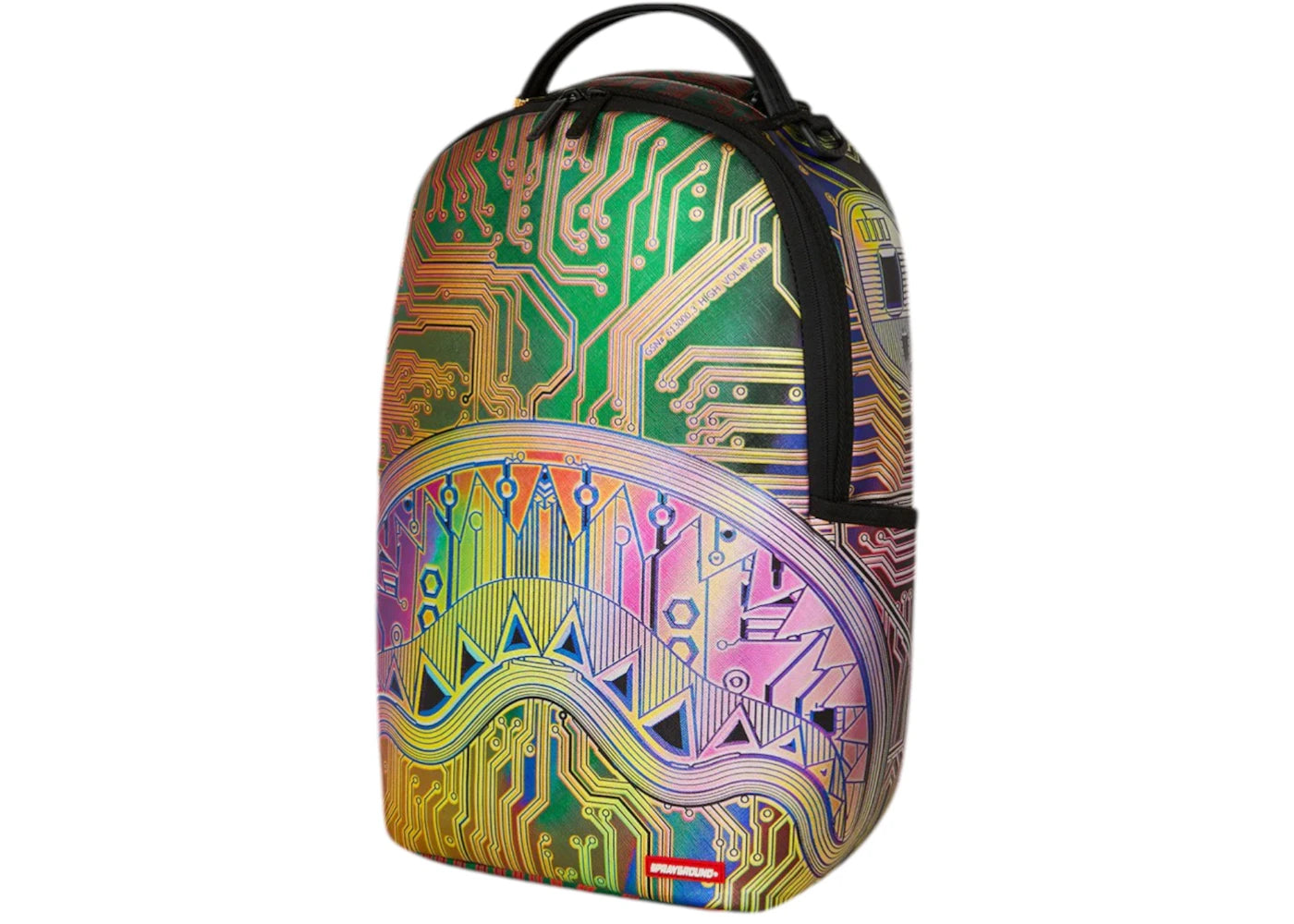 Sprayground Circuit Board Magnetic Grid Backpack Multicolor - vue secondaire B
