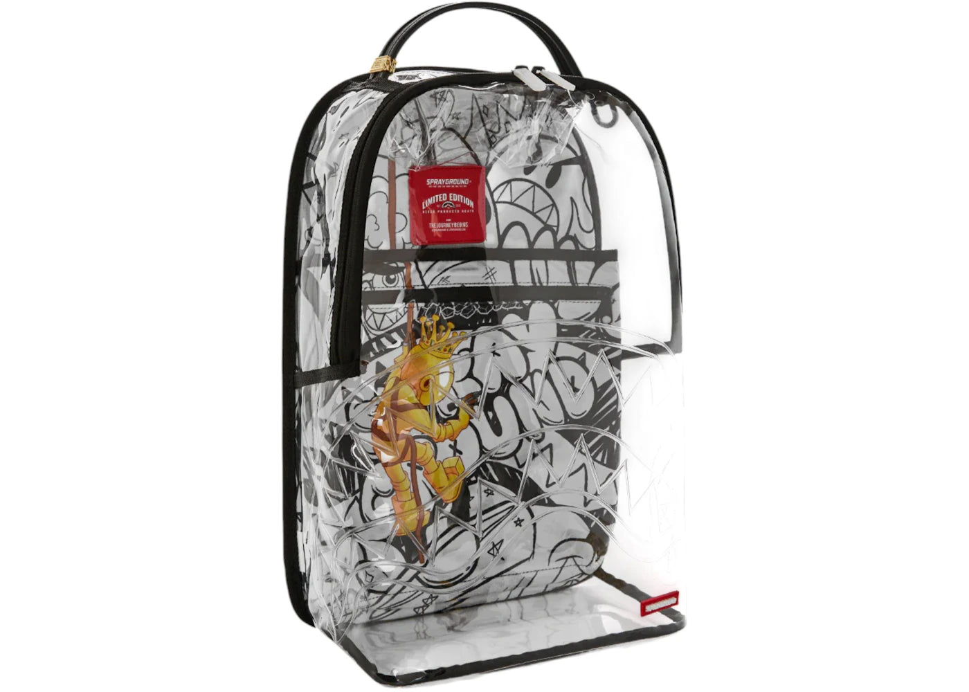 Sprayground Clear DLX Astromane Sky Writer Backpack Clear - vue secondaire A