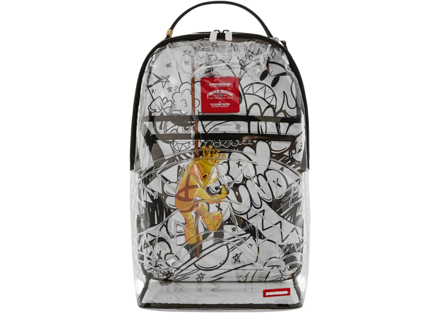 Sprayground Clear DLX Astromane Sky Writer Backpack Clear - vue 360