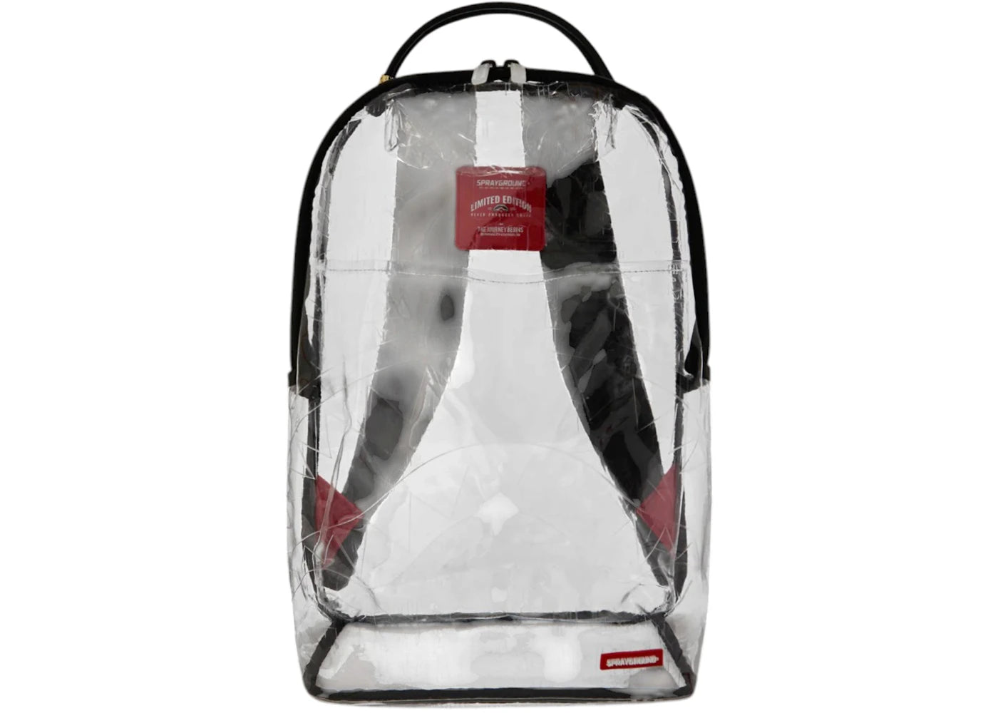 Sprayground Clear Embossed Boss Backpack Clear - vue 360