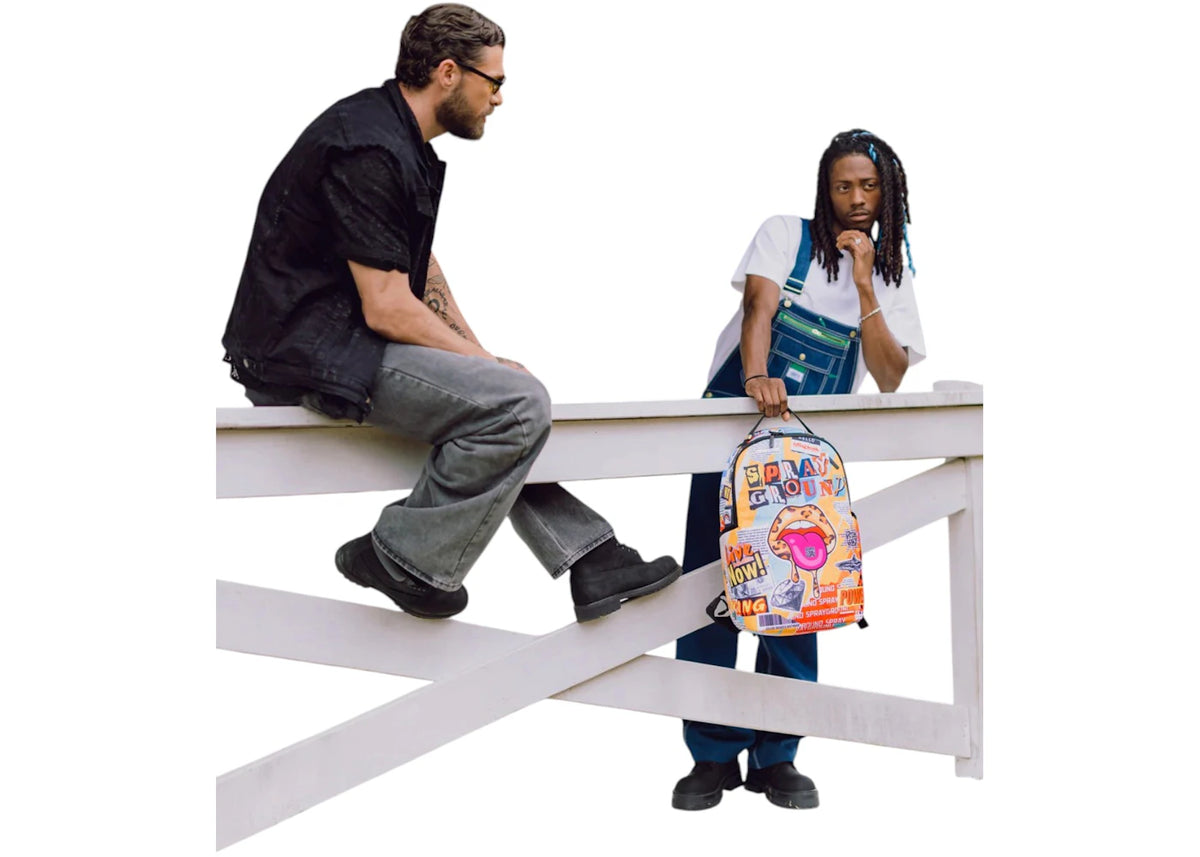 Sprayground Collage of Fun Backpack Multicolor - vue secondaire B