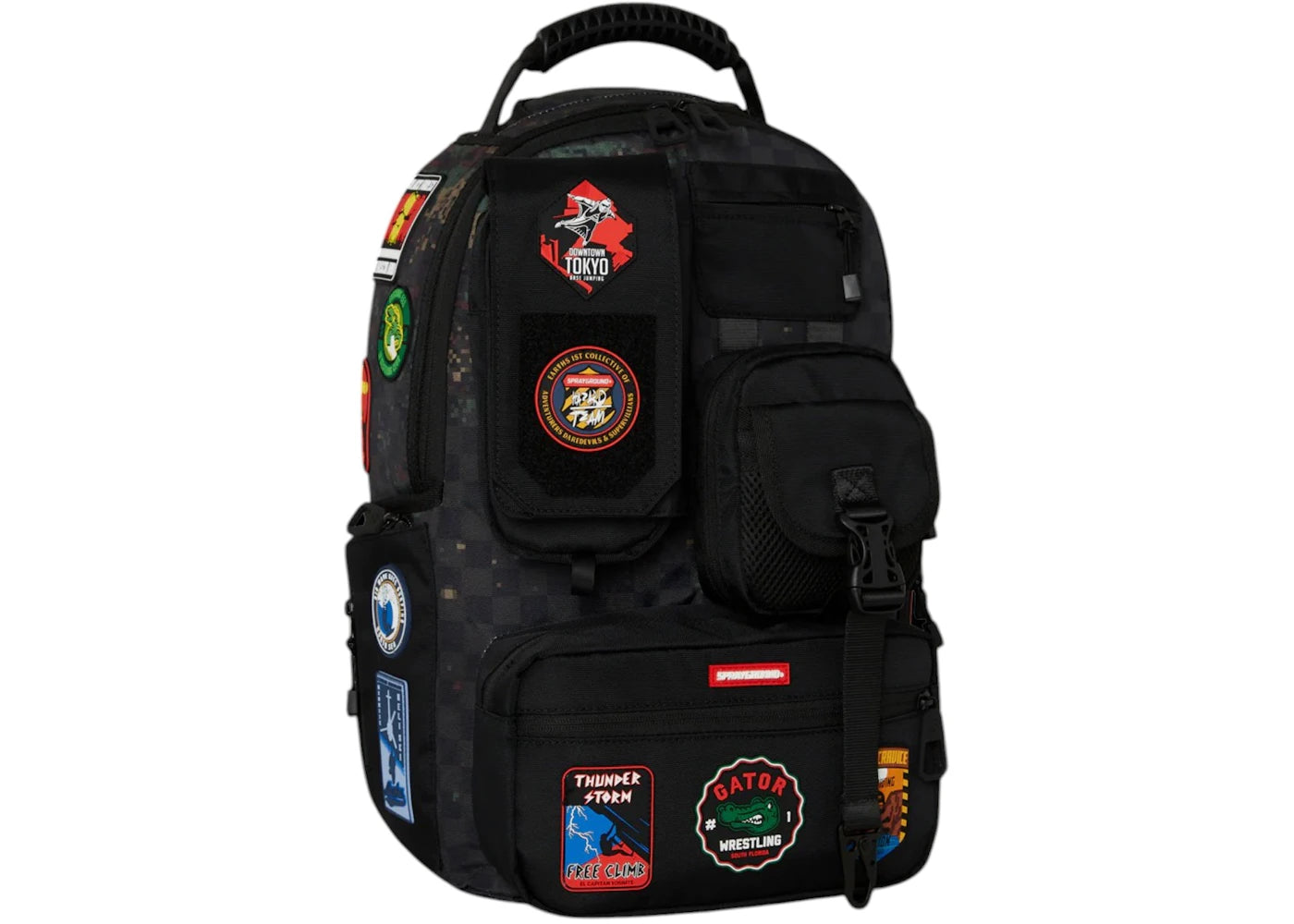 Sprayground Daredevil Global Mogul 305 Special Ops Backpack Multicolor - vue secondaire B