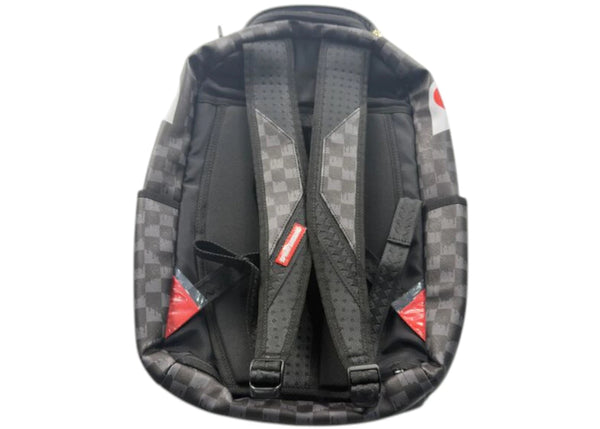 Sprayground Drip Check Shark Backpack Black
