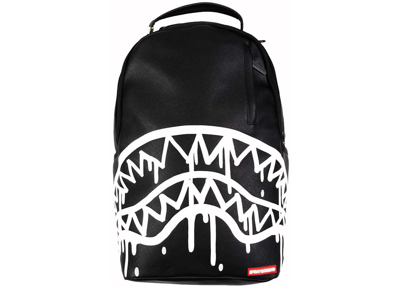 Sprayground Drip Shark Central DLXSV Backpack Black/White - vue secondaire A