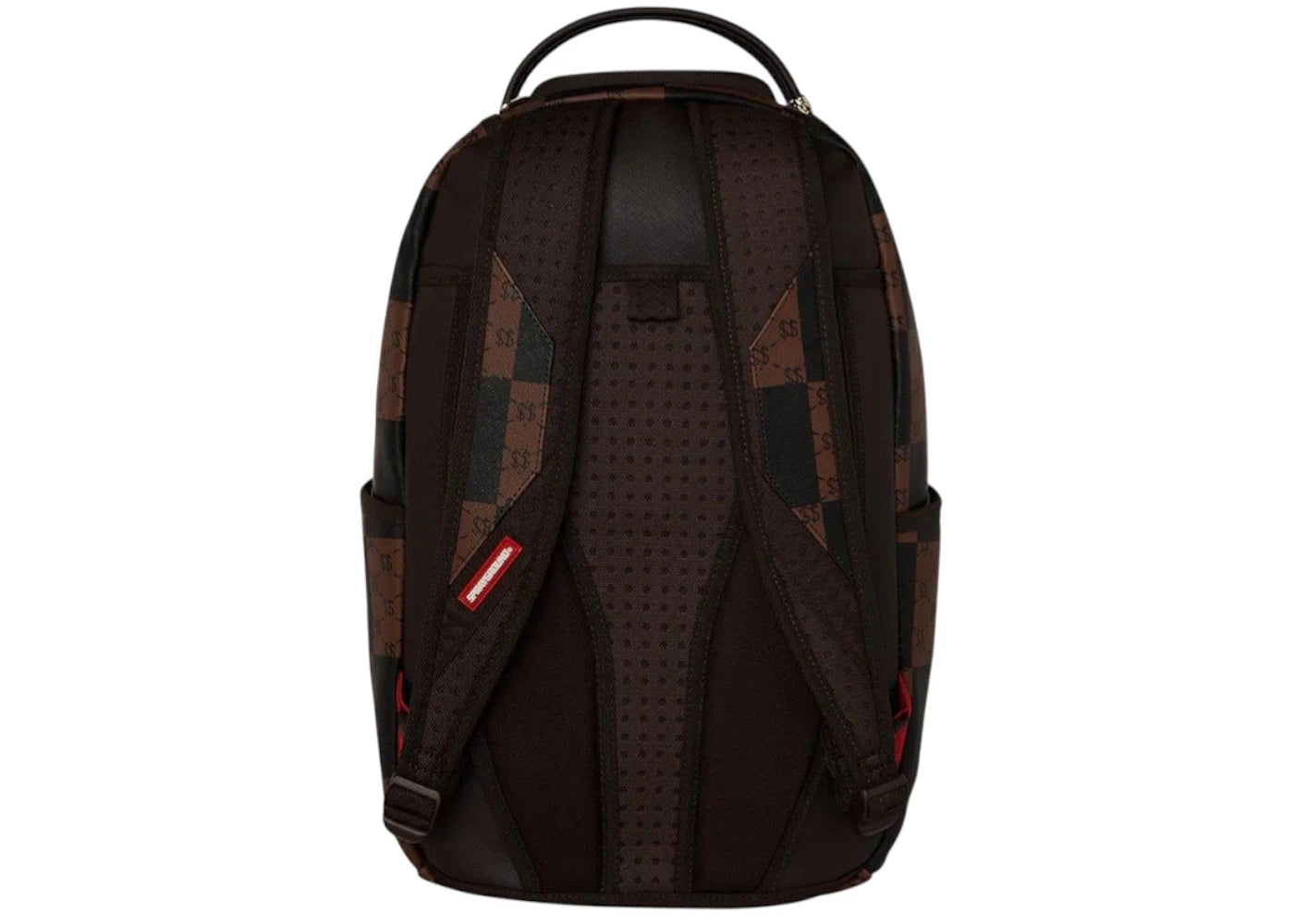 Sprayground Enlarged Check Paris Backpack Brown - vue secondaire B