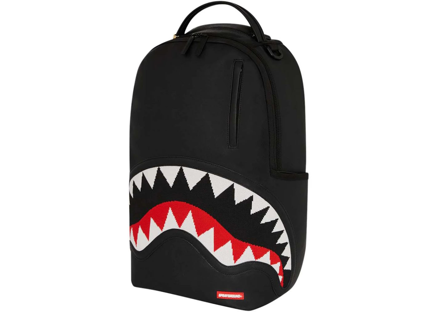 Sprayground Fly Knit Mouth DLX Satin Backpack Black/Red - vue secondaire A