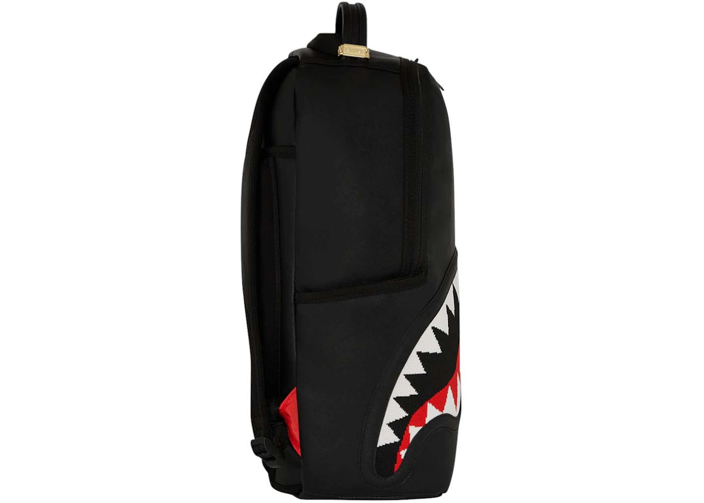 Sprayground Fly Knit Mouth DLX Satin Backpack Black/Red - vue secondaire B