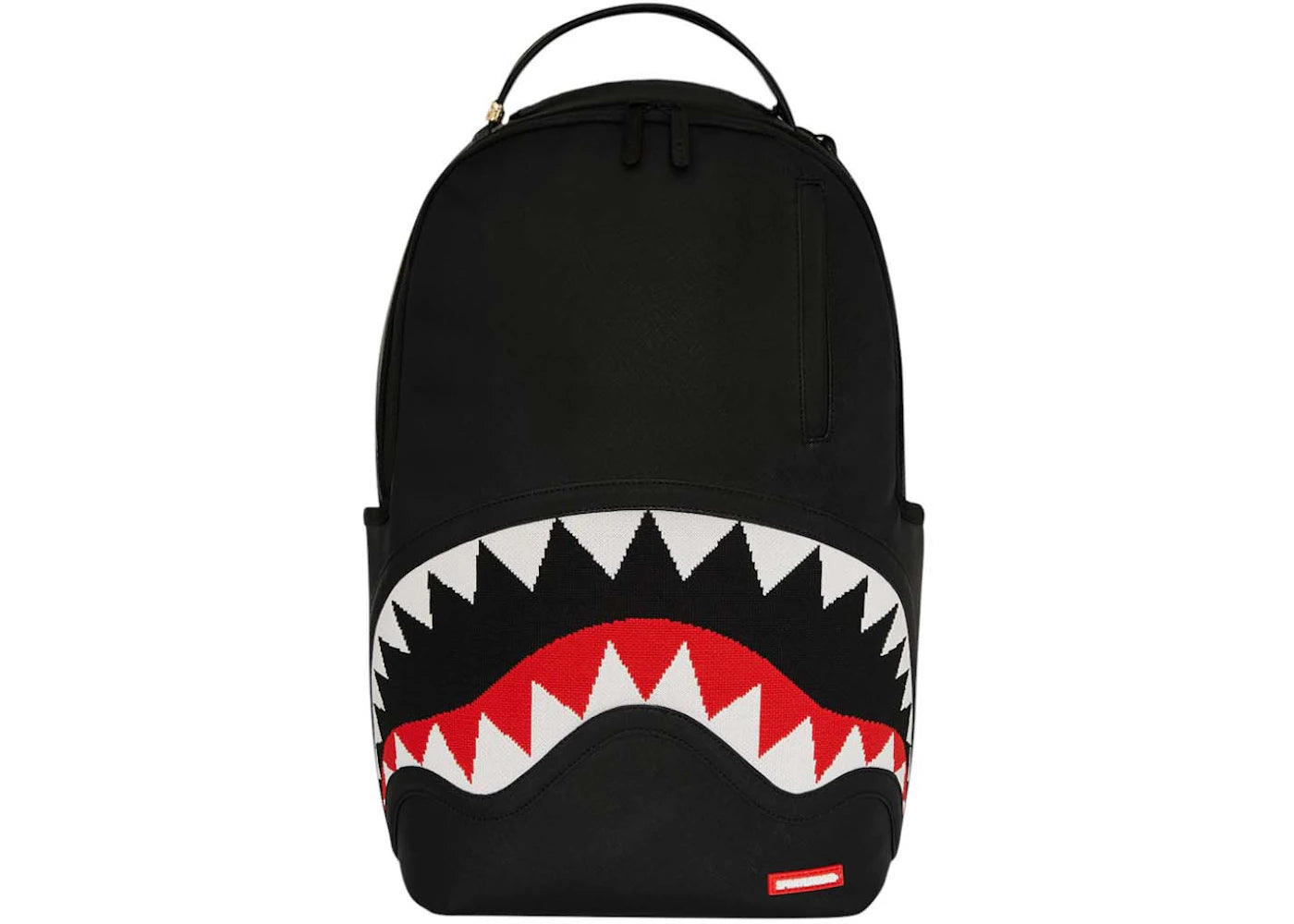 Sprayground Fly Knit Mouth DLX Satin Backpack Black/Red - vue 360
