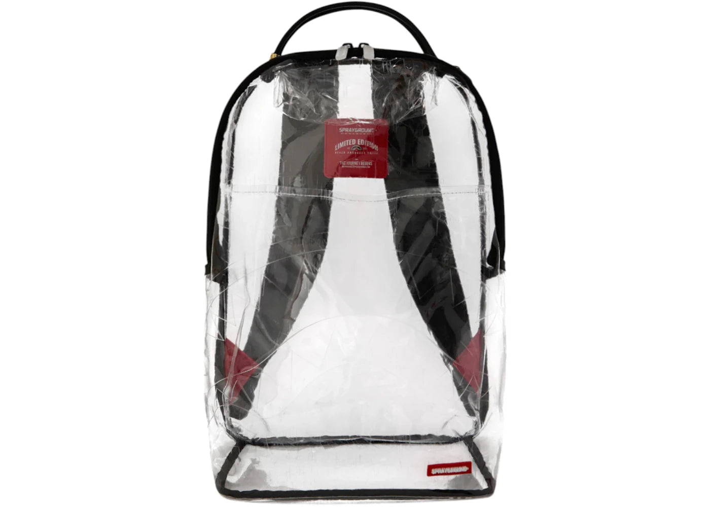 Sprayground Fully Clear Embossed Boss Backpack Clear - vue secondaire A