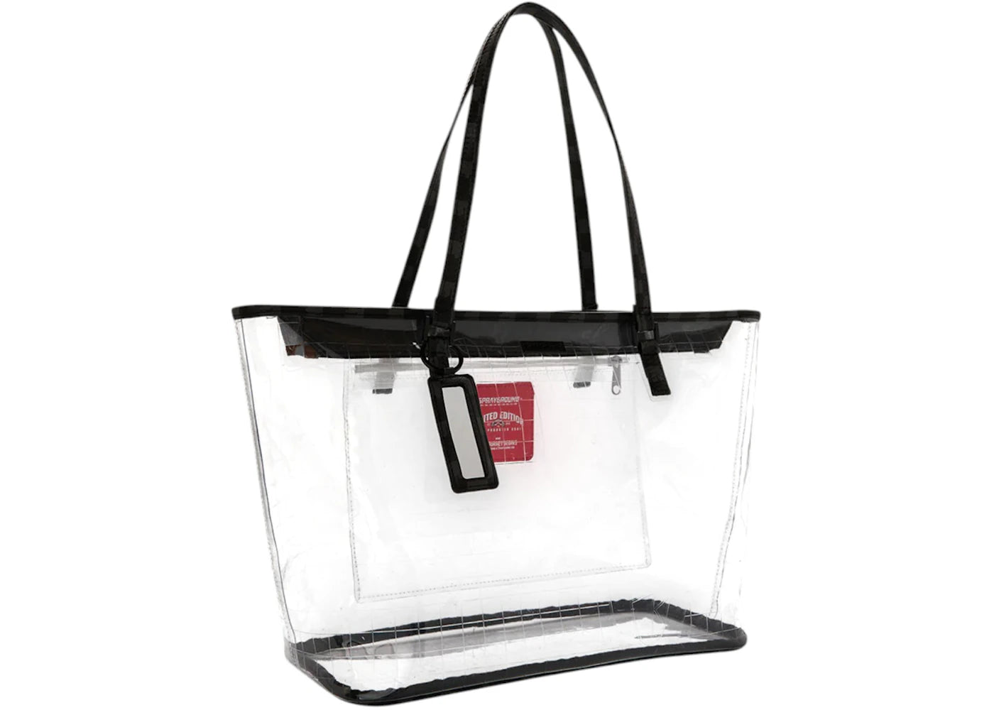 Sprayground Fully Clear Sharks In Paris Tote Clear - vue secondaire B