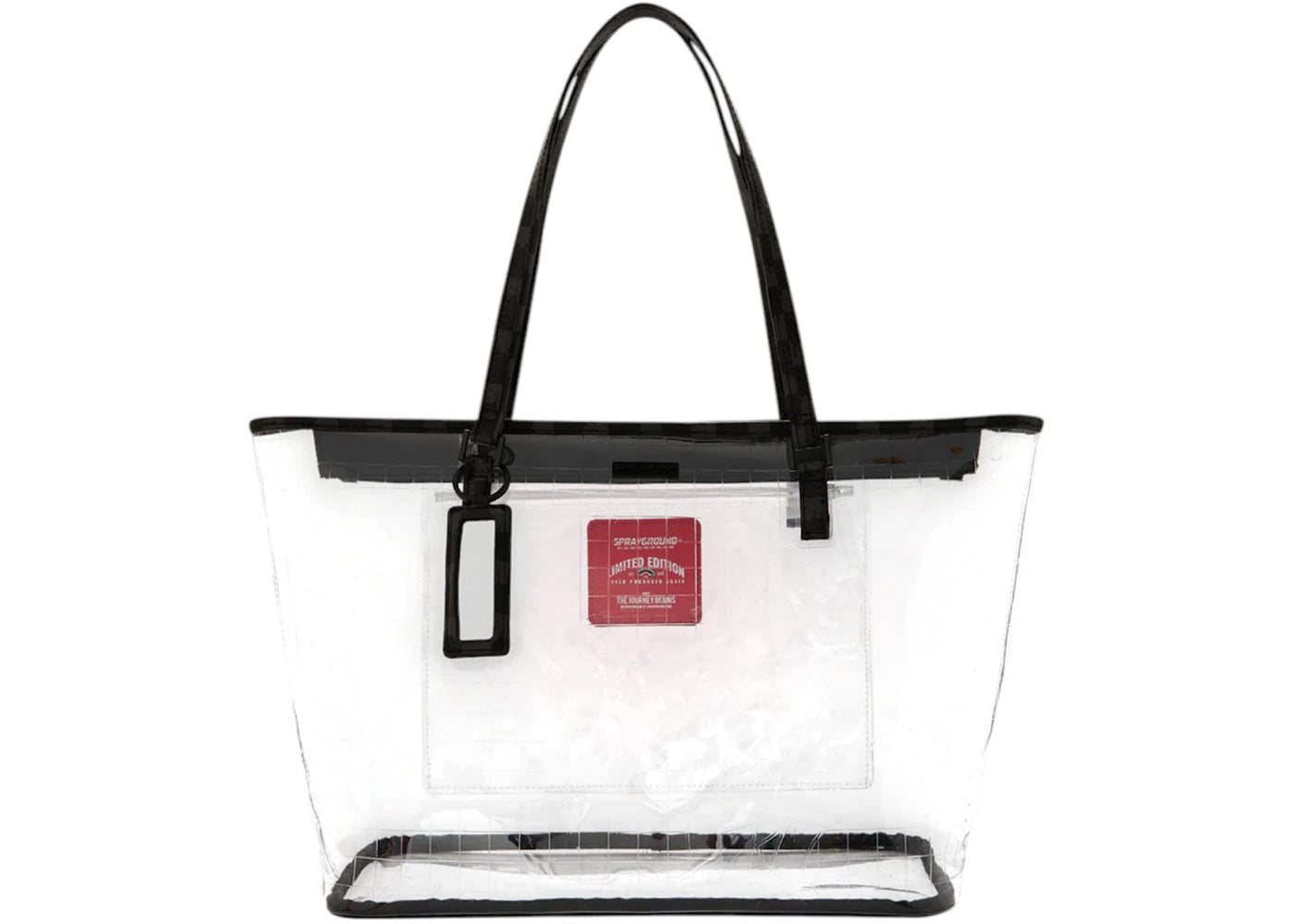 Sprayground Fully Clear Sharks In Paris Tote Clear - vue secondaire A