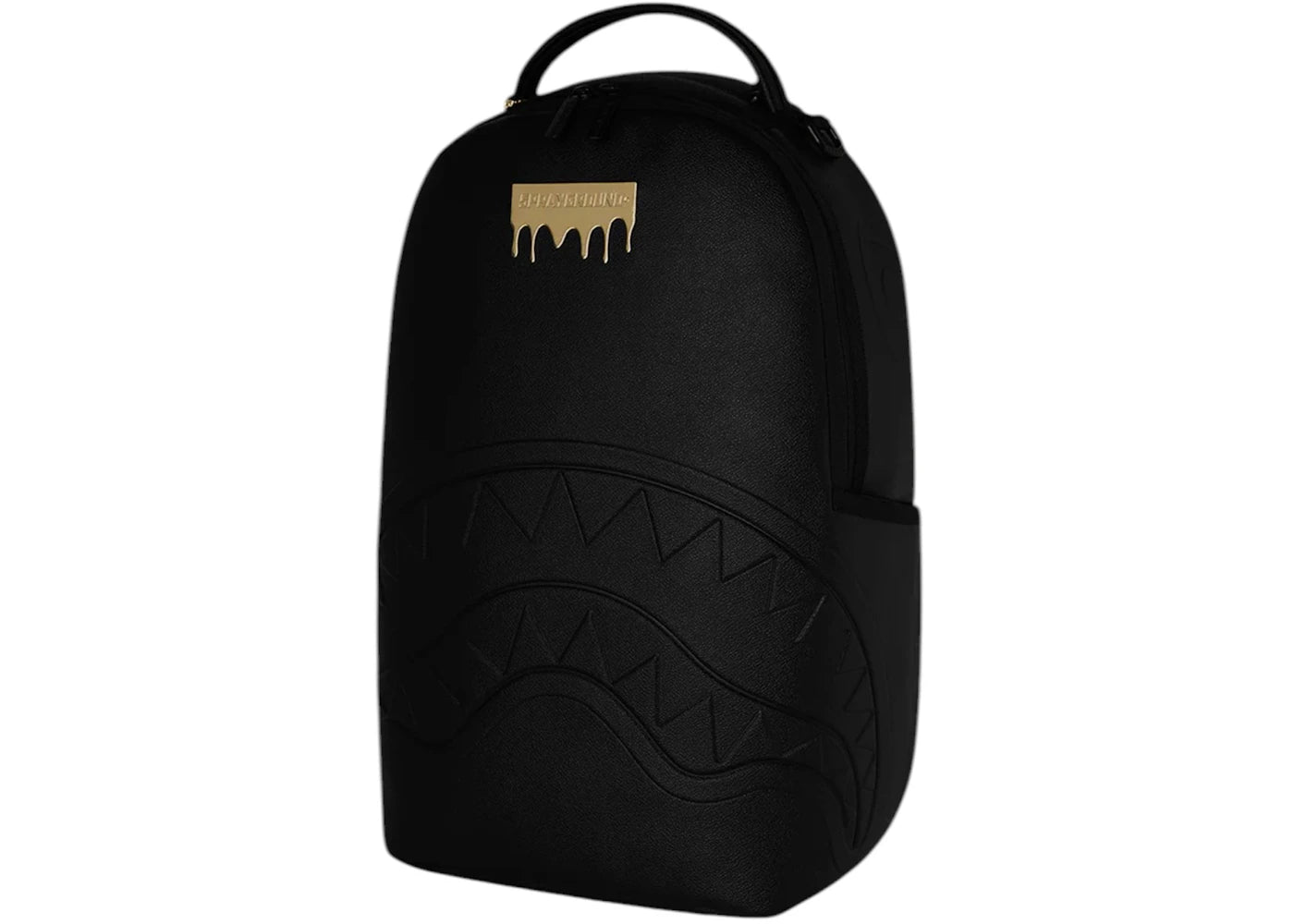 Sprayground Gold Brick Luxe Backpack Black - vue secondaire B