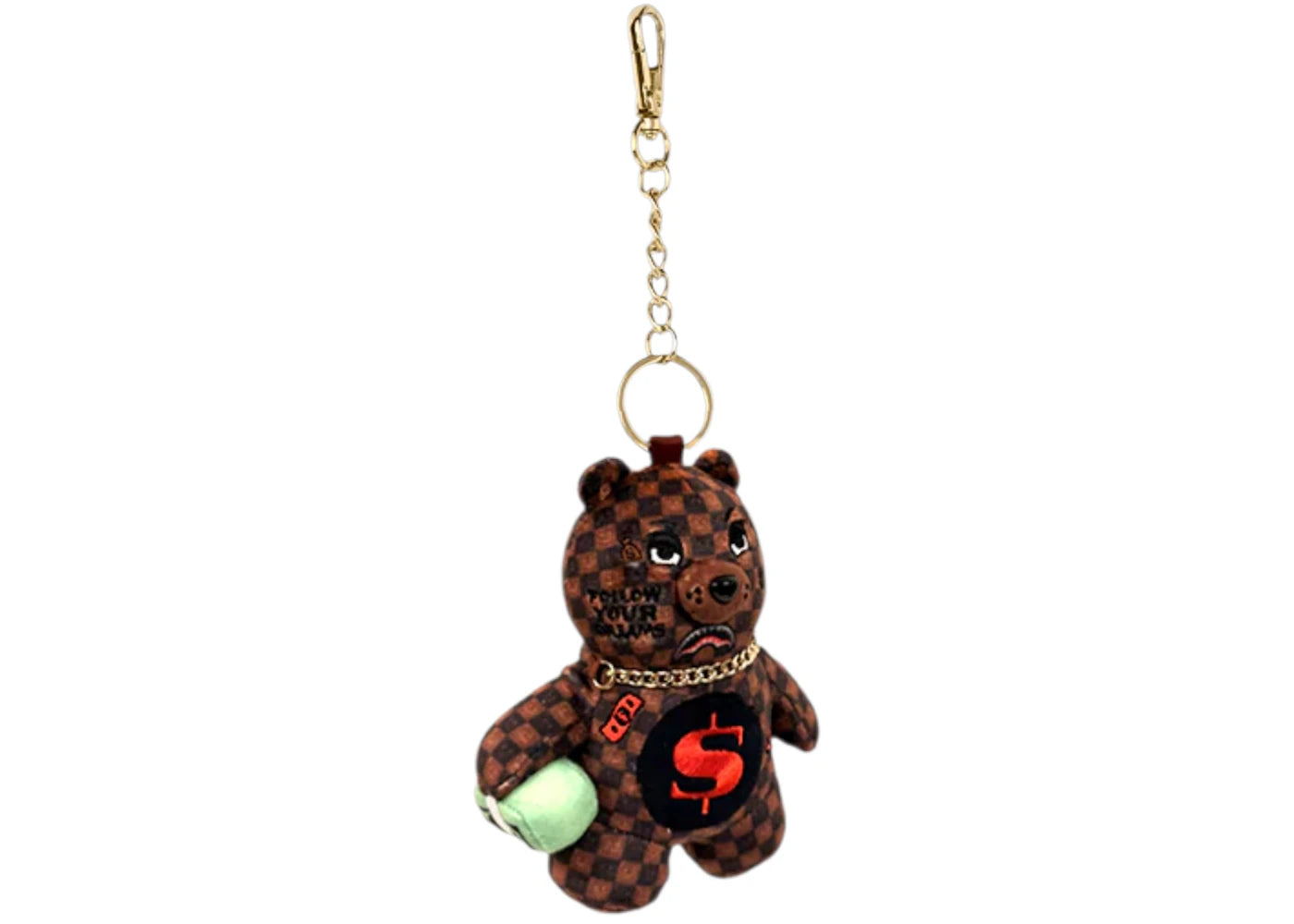 Sprayground Grin & Grind Lil Money Keychain Multicolor - vue secondaire B