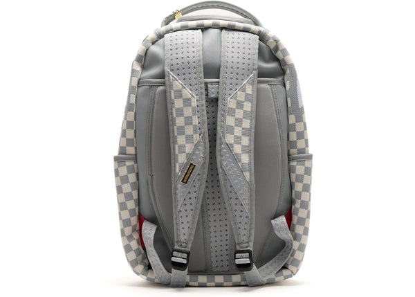 Sprayground Knit Sharks In Paris In Cream DLX Backpack Multi-colored