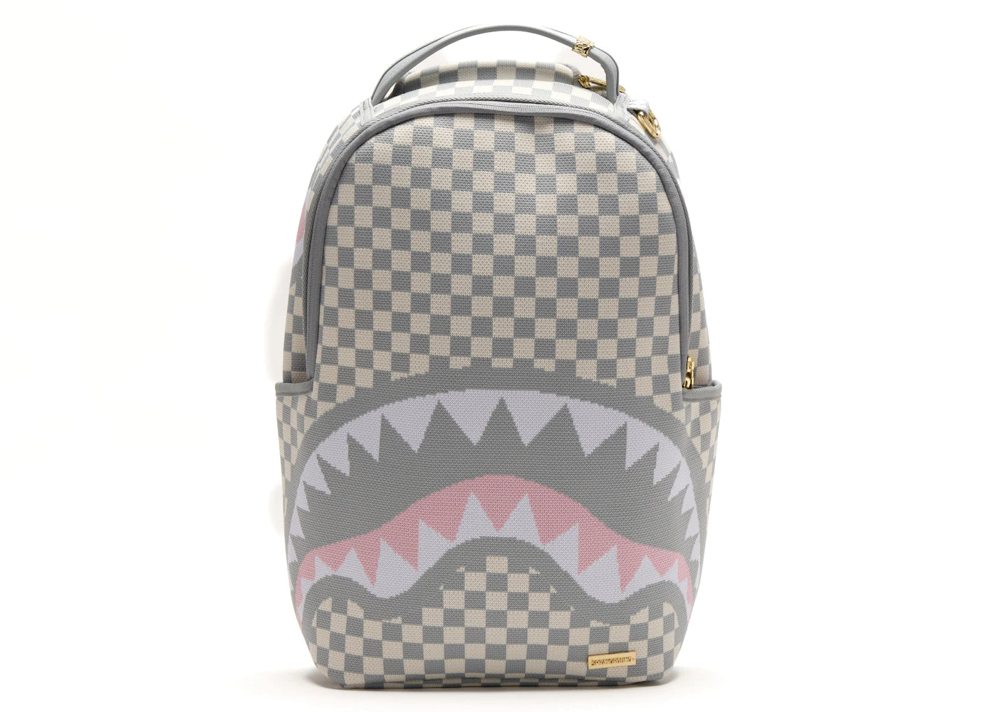 Sprayground Knit Sharks In Paris In Cream DLX Backpack Multicolor - vue 360