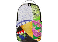 Sprayground Mean Money Collage Backpack Multicolor