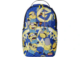 Sprayground Minion Banana Mayhem DLXR Backpack Multicolor - vue 360