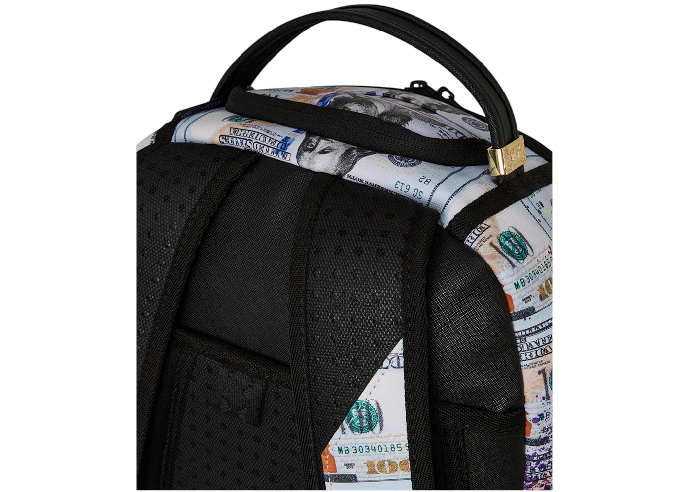 Sprayground Money Splat Backpack Backpack Purple White - vue secondaire B