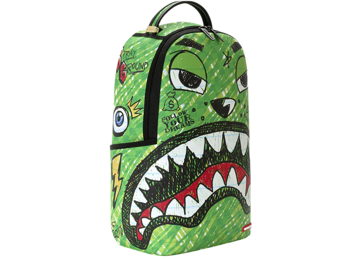 Sprayground Moneybear Chomp & Keychain Backpack Multicolor - vue secondaire B