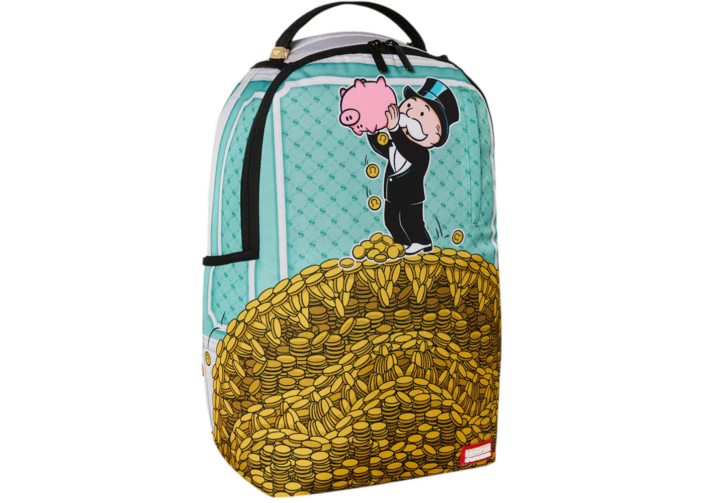 Sprayground Monopoly Make Sure It's All There Backpack Multicolor - vue secondaire B