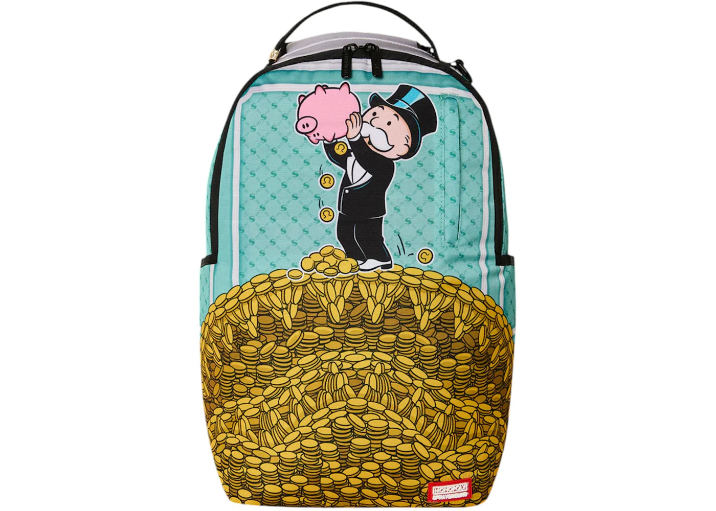 Sprayground Monopoly Make Sure It's All There Backpack Multicolor - vue secondaire A