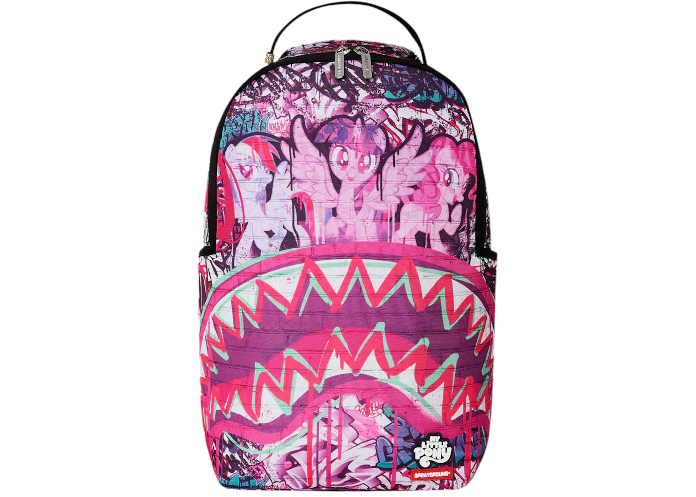 Sprayground My Little Pony Street Art Backpack Multicolor - vue secondaire A