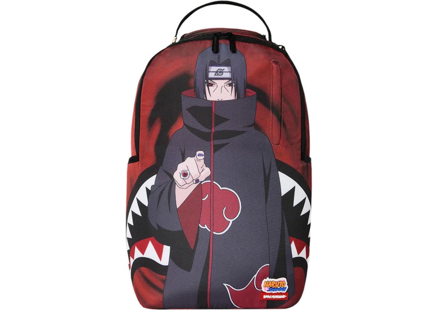 Sprayground Naruto Itachi Hypnotize Backpack Multicolor - vue 360