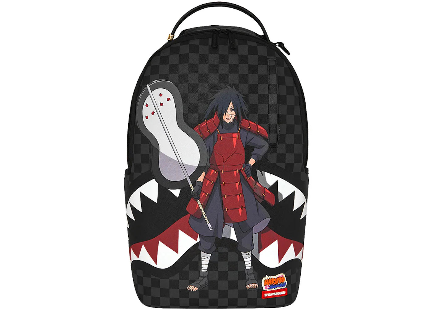 Sprayground Naruto Madara Sharkmouth Backpack Multi - vue 360