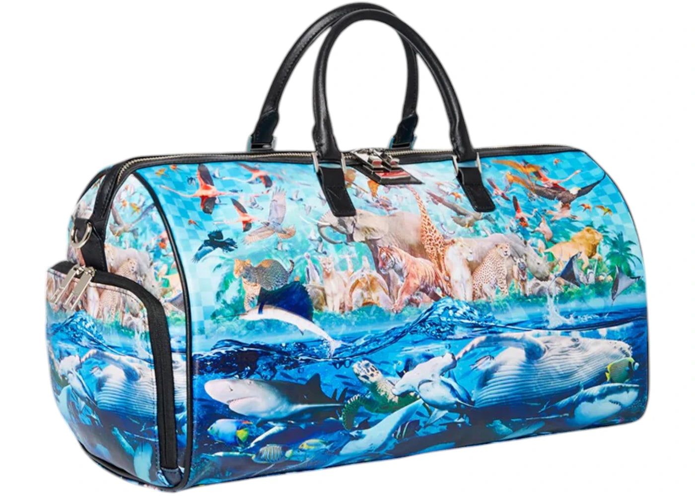 Sprayground Noahs Sh-Ark Large Duffle Multicolor - vue secondaire A