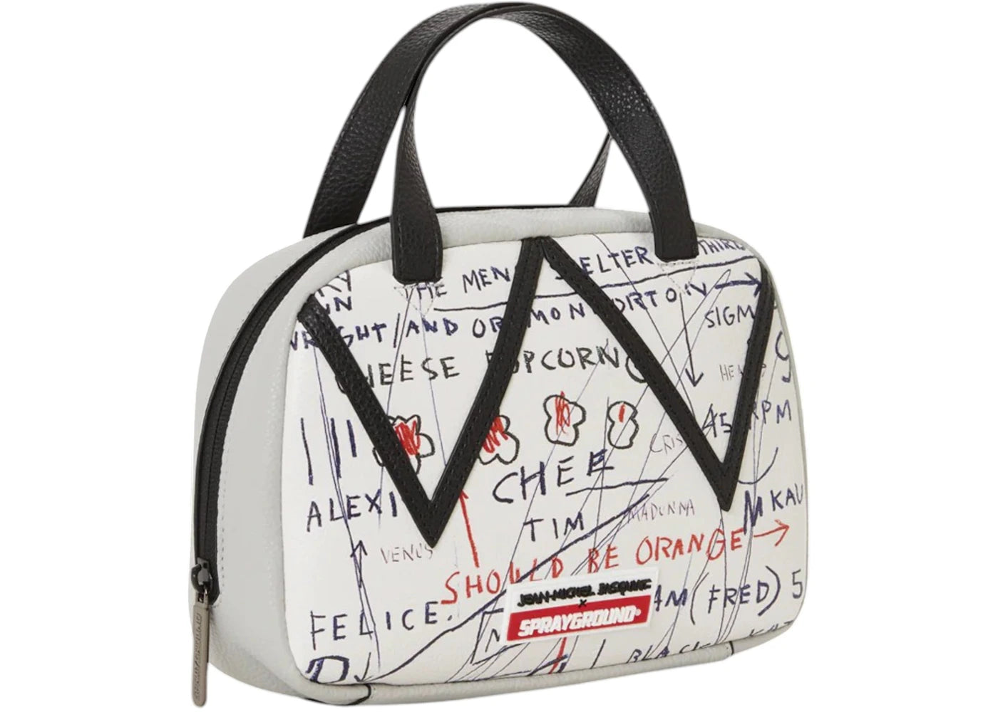 Sprayground Official Basquiat Untitled (Cheese Popcorn) 1983 Handbag Multicolor - vue secondaire B