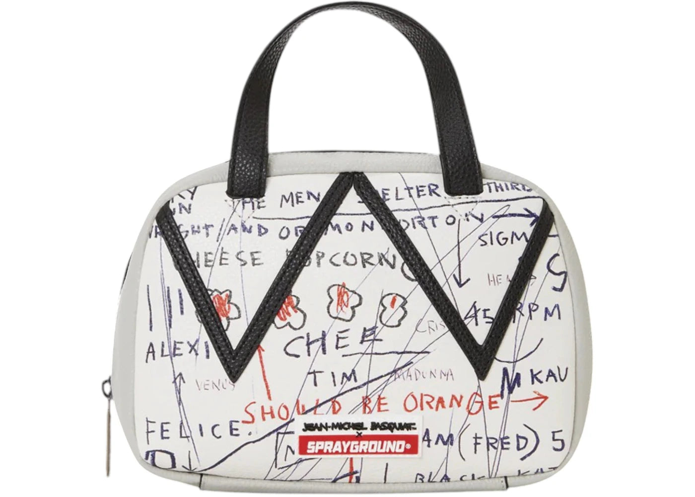 Sprayground Official Basquiat Untitled (Cheese Popcorn) 1983 Handbag Multicolor - vue secondaire A