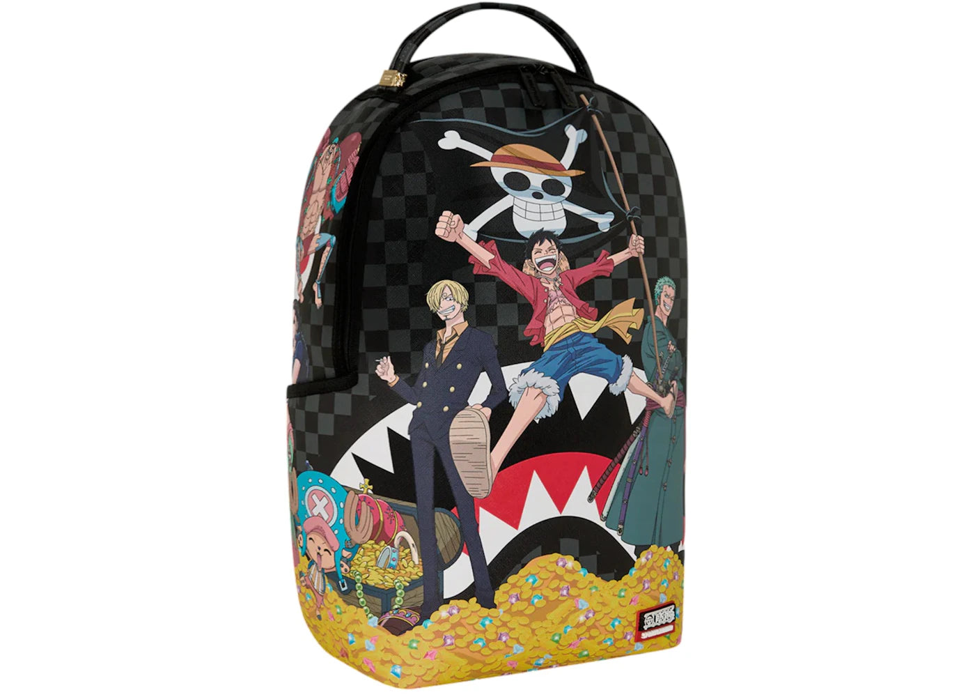 Sprayground One Piece Straw Treasure Hunt Backpack Multicolor - vue secondaire A