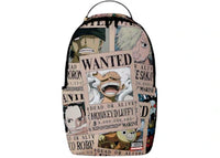 Sprayground One Piece Wanted Shark Posters Backpack Multicolor