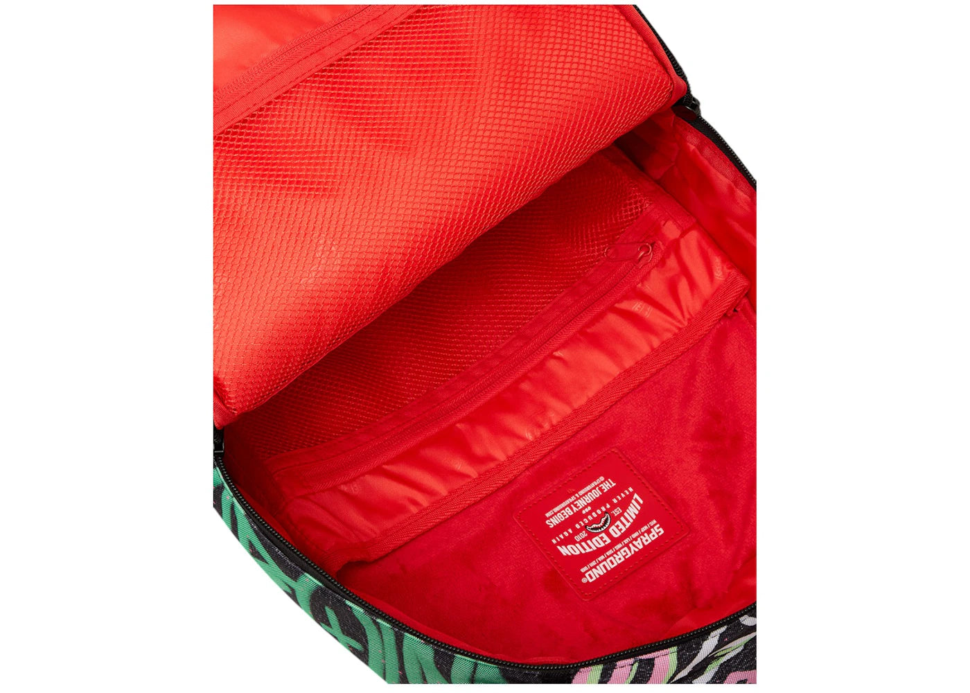 Sprayground Painted Punk DLXR Backpack Black Multicolor - vue secondaire B