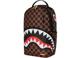 Sprayground Peeking Character Check Backpack Backpack Black Brown - authentic Sprayground product