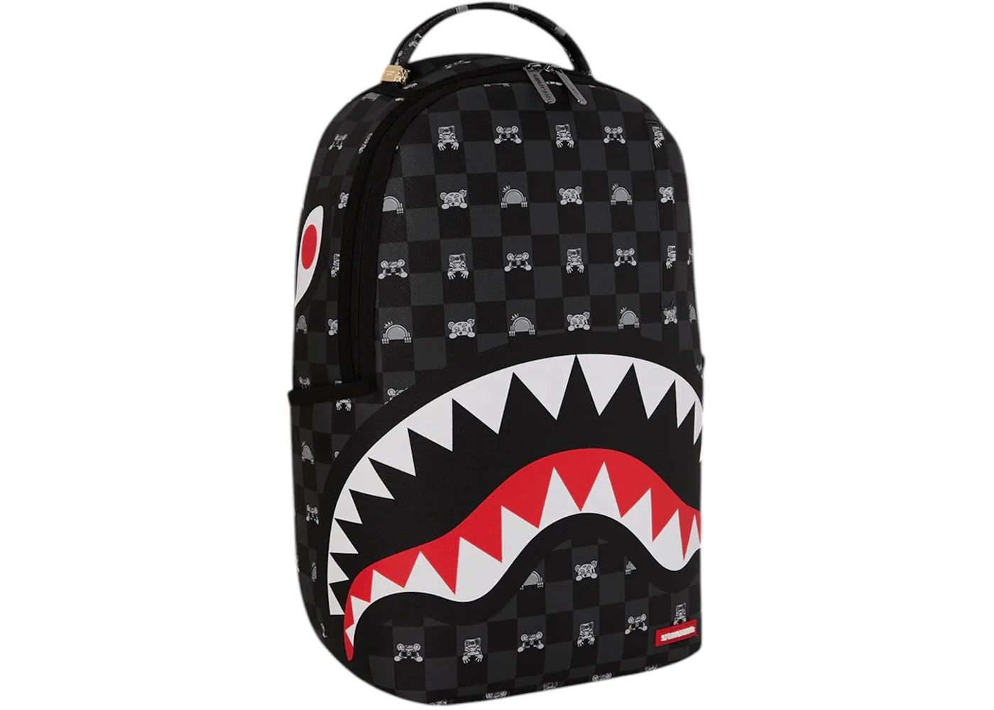 Sprayground Peeking Character Check DLXSV Bag Black - vue secondaire B