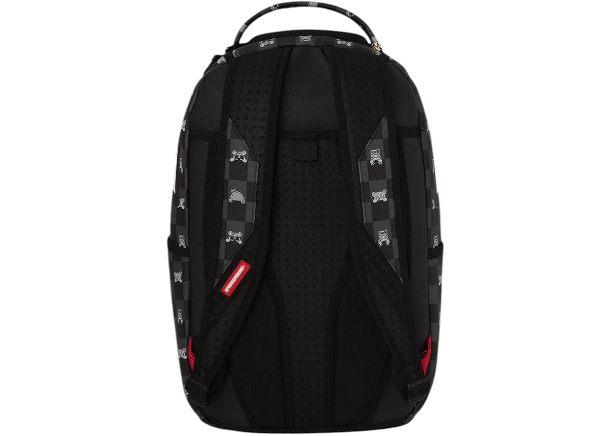 Sprayground Peeking Character Check DLXSV Bag Black - vue secondaire B